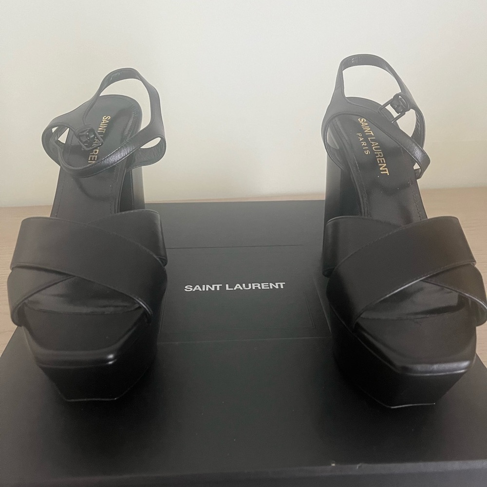 YSL Farrah Cross Platform Heel black size 35